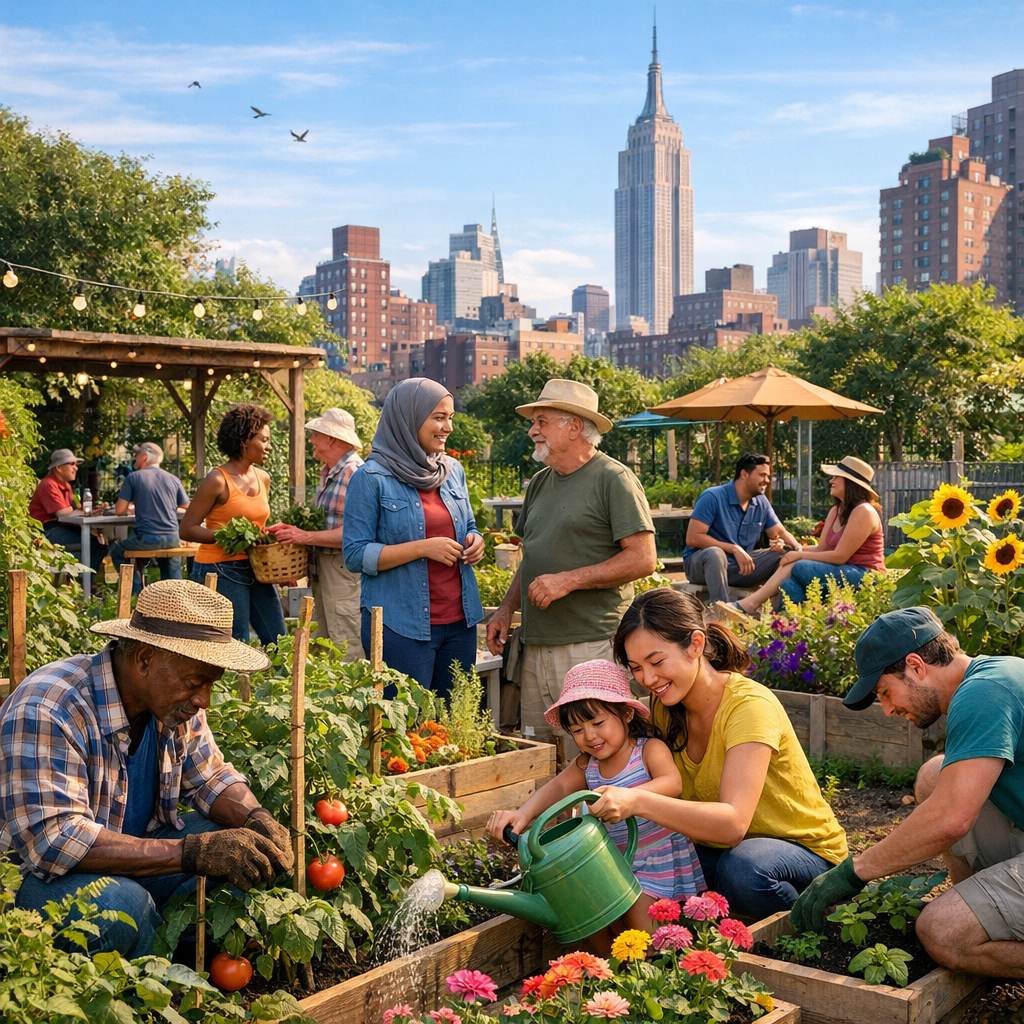 Cultivating Community: The Role of Urban Gardens in Strengthening New York City Neighborhoods