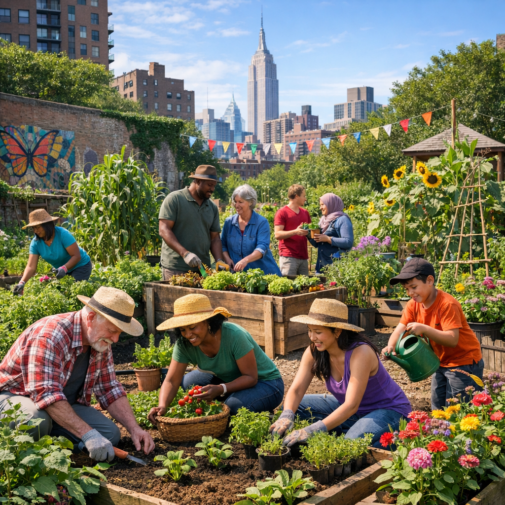 Cultivating Community: The Role of Gardens in New York City’s Neighborhoods